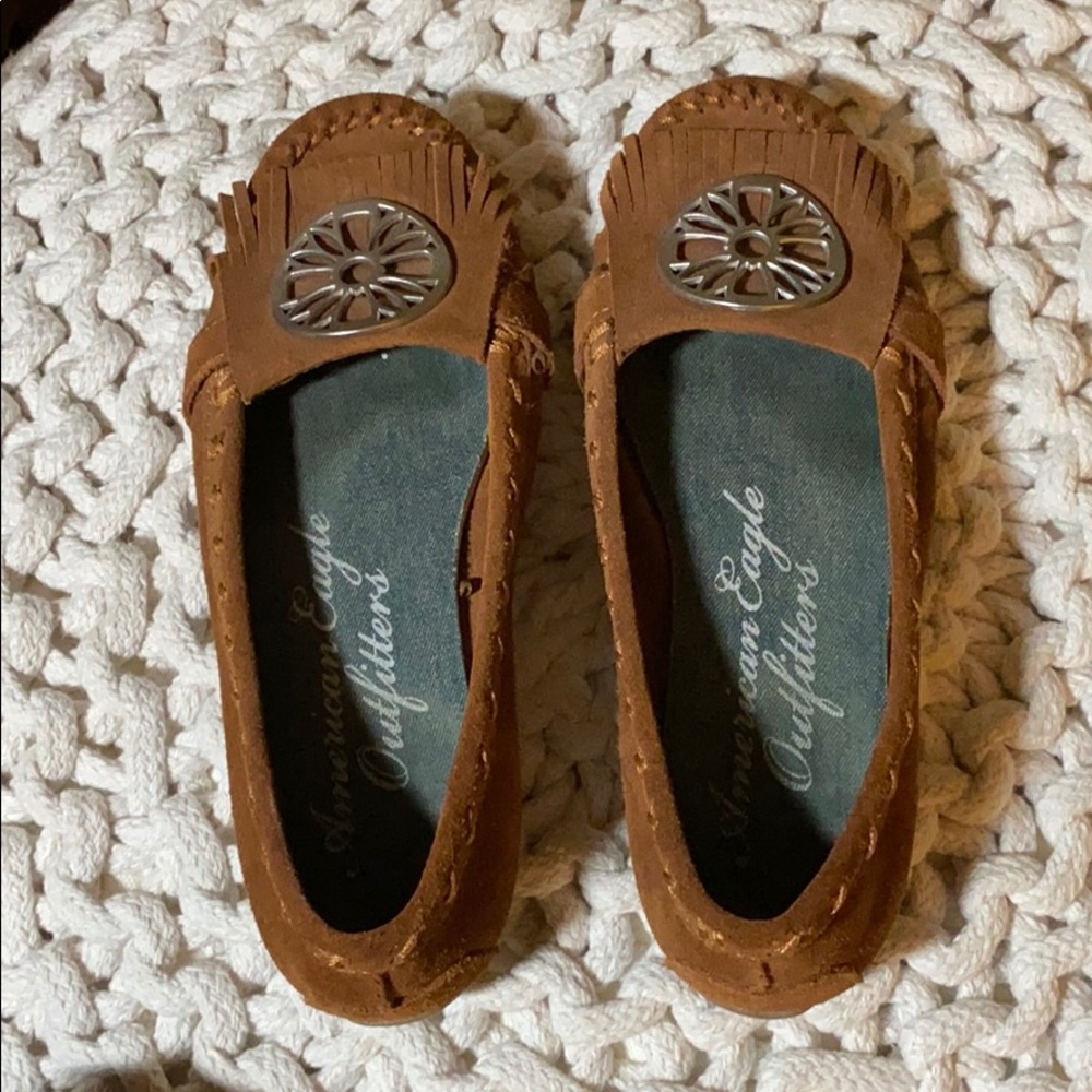 American eagle outfitters suede flats